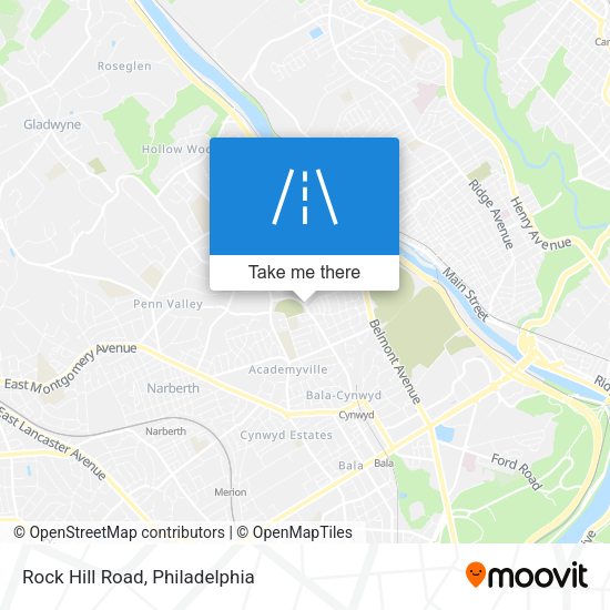 Rock Hill Road map