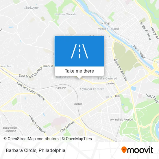 Barbara Circle map