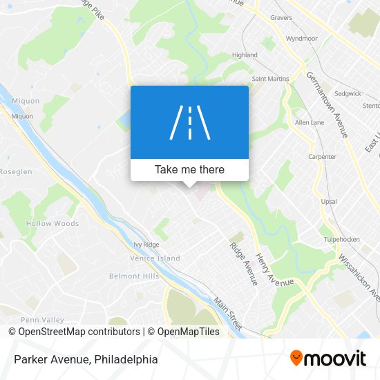 Mapa de Parker Avenue