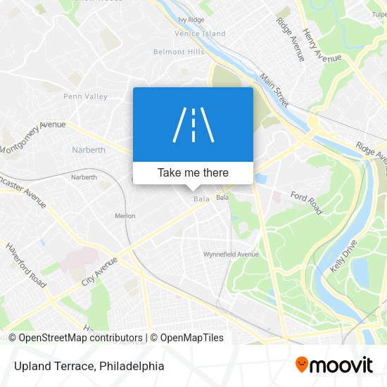 Mapa de Upland Terrace