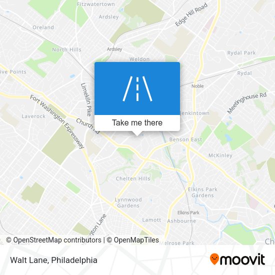 Mapa de Walt Lane