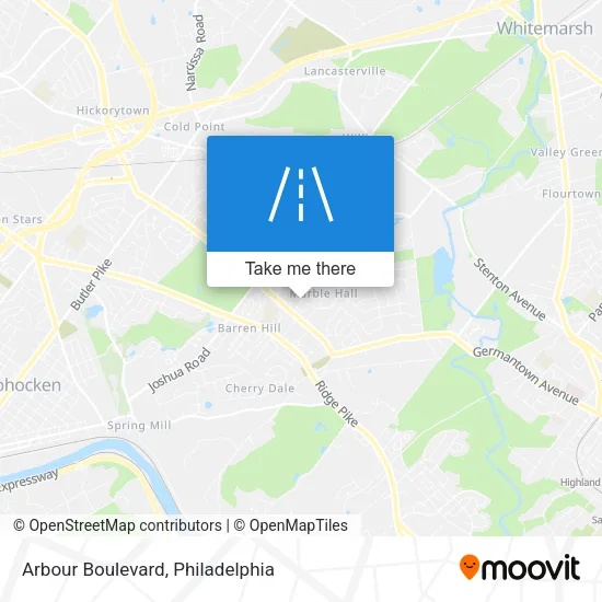 Arbour Boulevard map