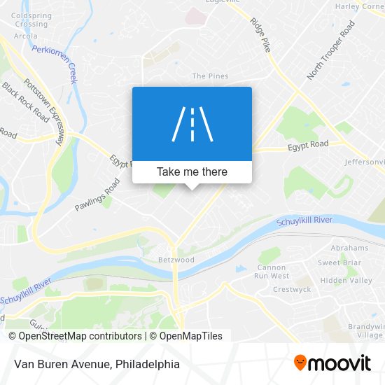 Mapa de Van Buren Avenue