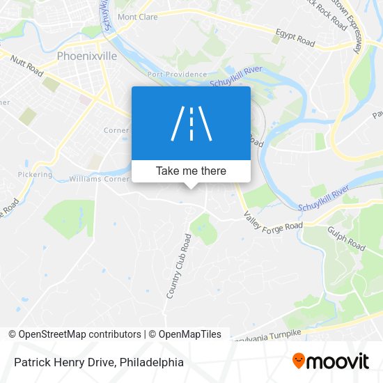 Patrick Henry Drive map