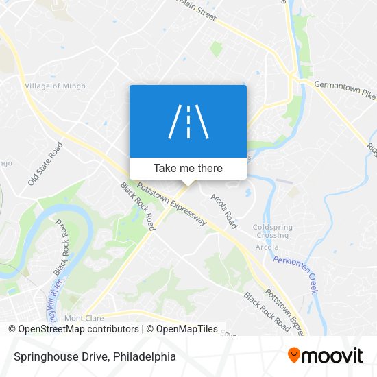 Mapa de Springhouse Drive
