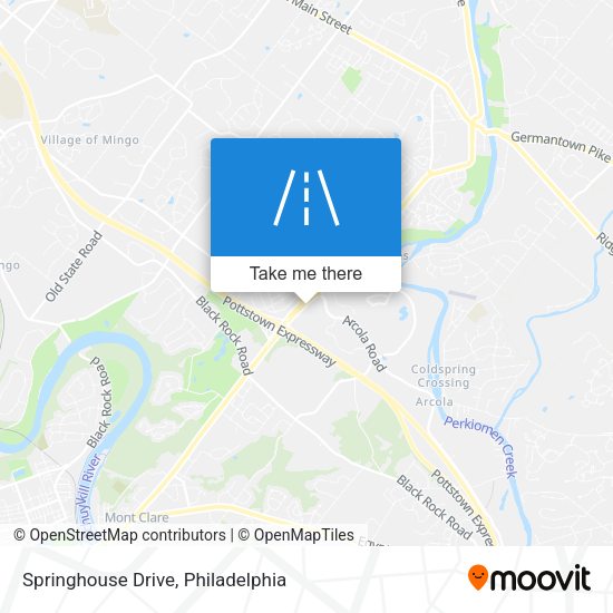 Springhouse Drive map