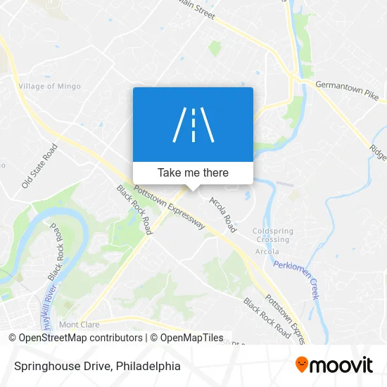 Springhouse Drive map
