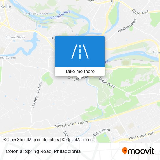 Mapa de Colonial Spring Road