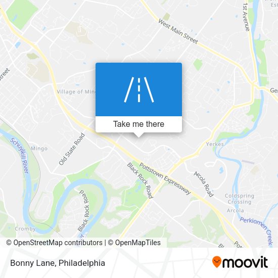 Mapa de Bonny Lane