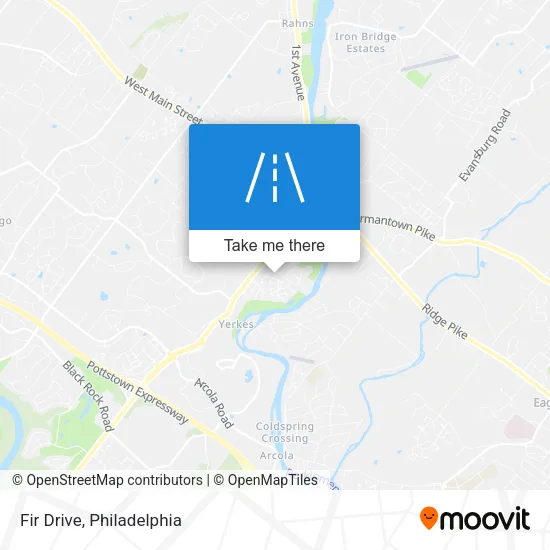 Fir Drive map