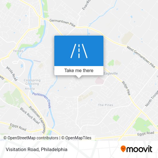 Visitation Road map