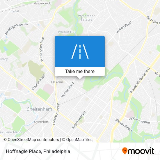 Mapa de Hoffnagle Place