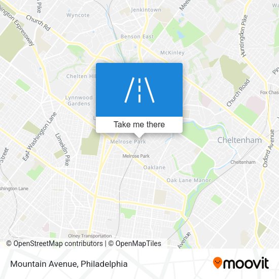 Mapa de Mountain Avenue