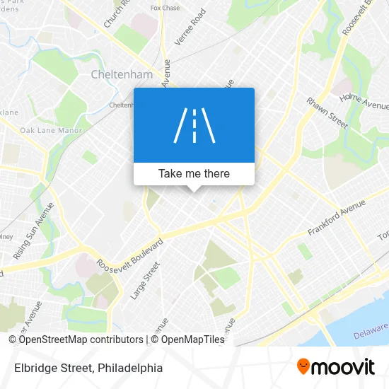 Elbridge Street map