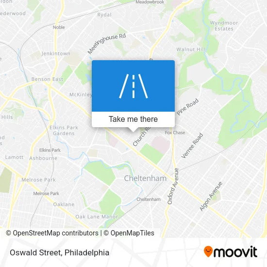 Oswald Street map