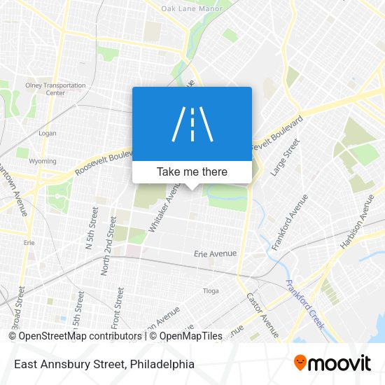 East Annsbury Street map