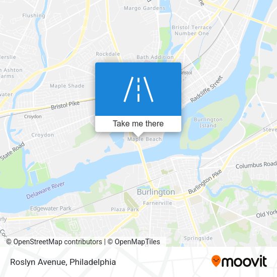 Mapa de Roslyn Avenue