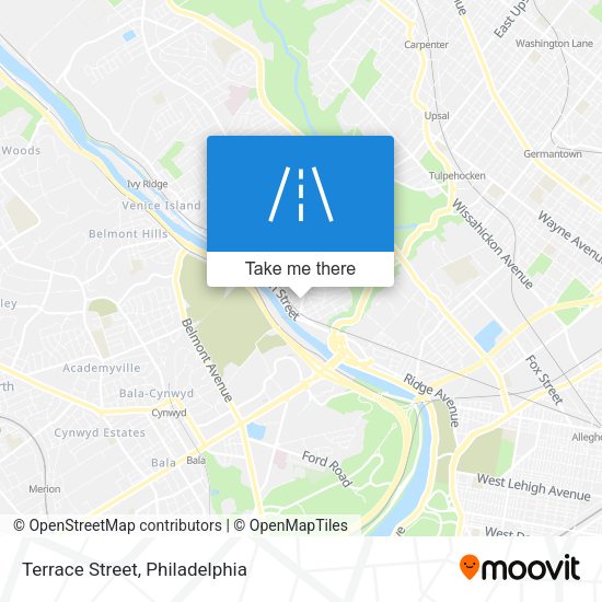 Terrace Street map