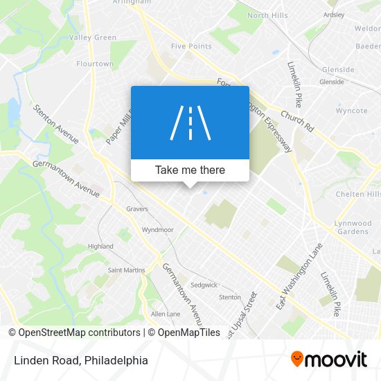 Mapa de Linden Road