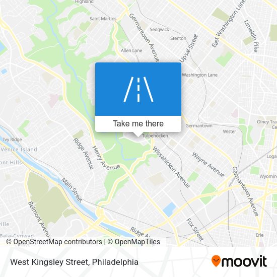 West Kingsley Street map