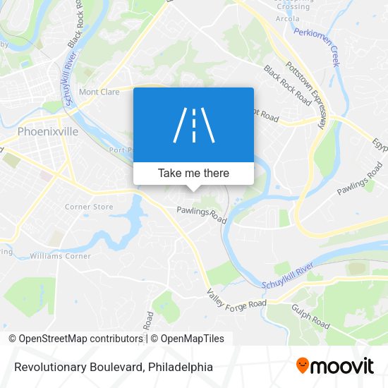 Revolutionary Boulevard map