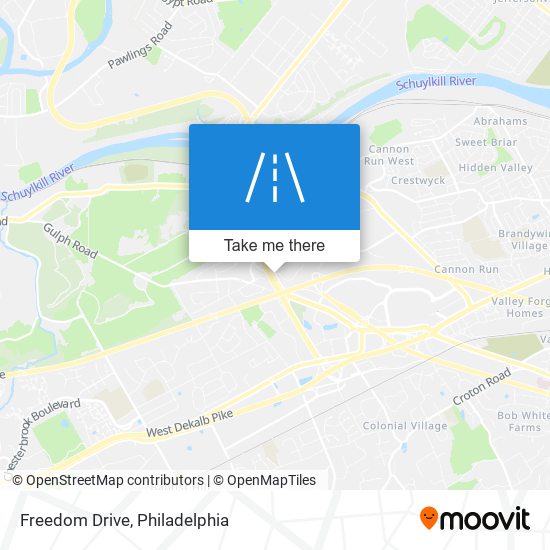 Freedom Drive map