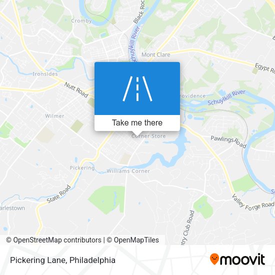 Mapa de Pickering Lane
