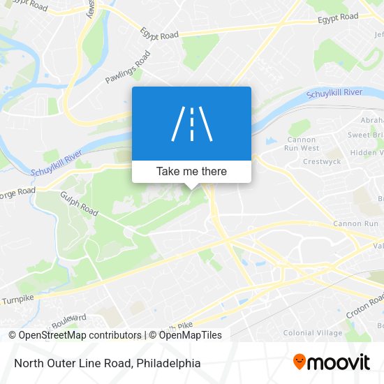 North Outer Line Road map