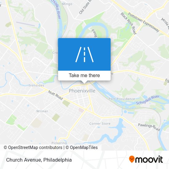 Church Avenue map