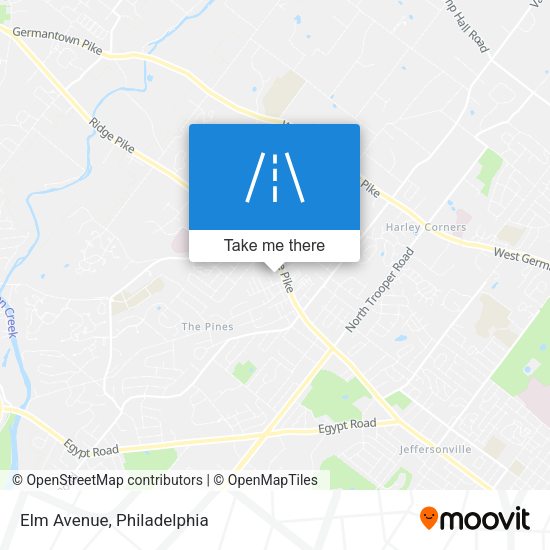 Mapa de Elm Avenue