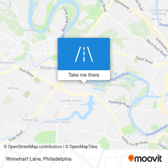 Rhinehart Lane map