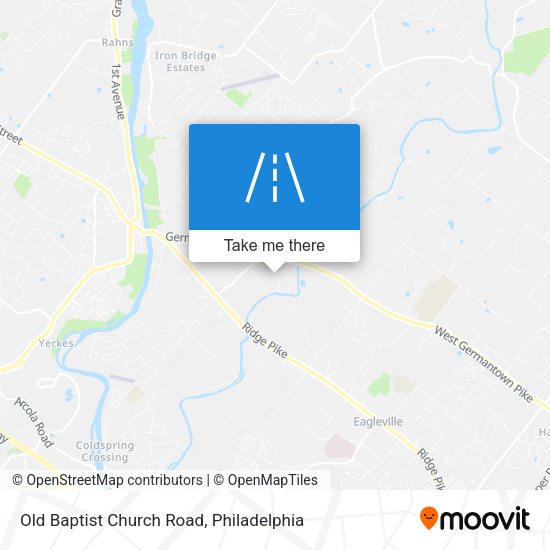 Old Baptist Church Road map