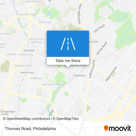 Mapa de Thomas Road