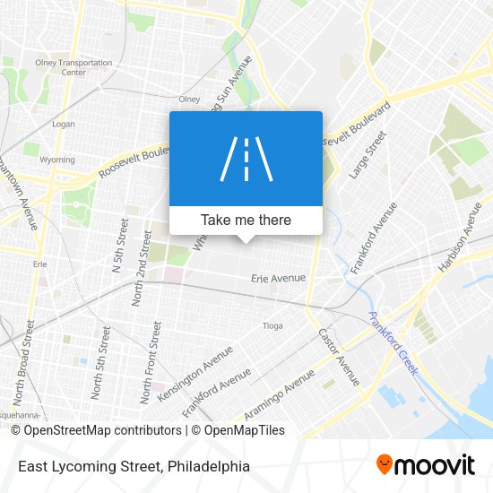 East Lycoming Street map