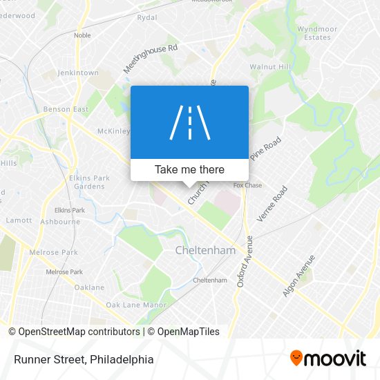 Runner Street map