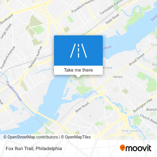 Fox Run Trail map