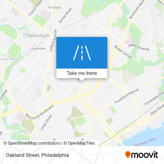 Mapa de Oakland Street