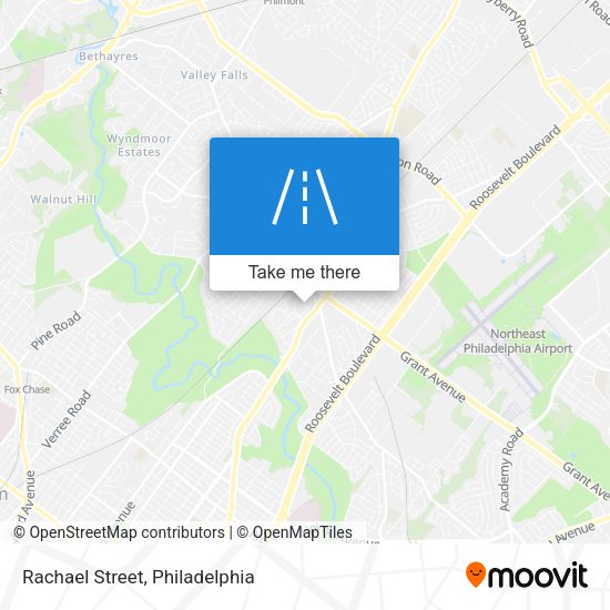 Rachael Street map