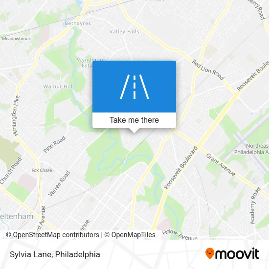 Sylvia Lane map