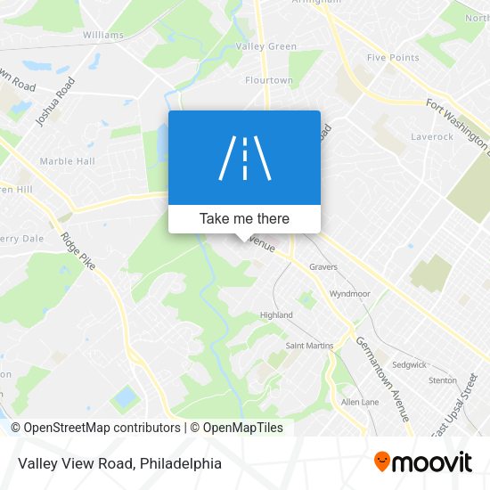 Mapa de Valley View Road