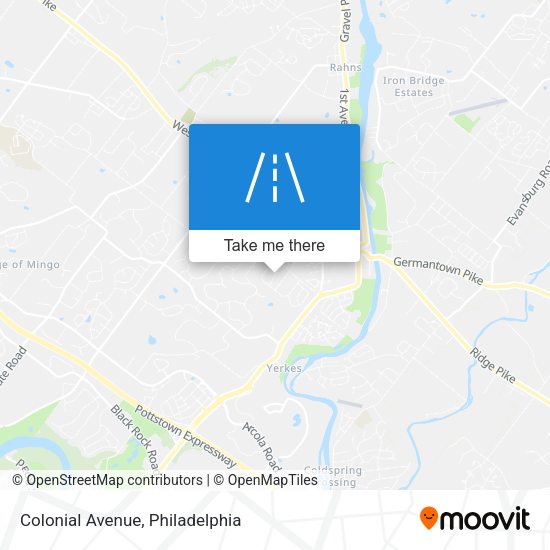 Mapa de Colonial Avenue