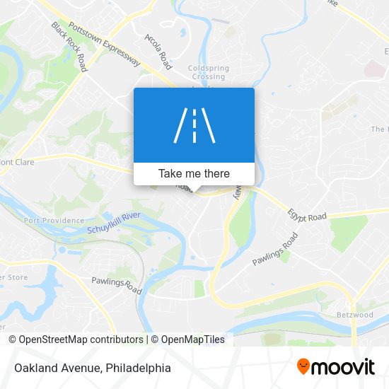 Oakland Avenue map