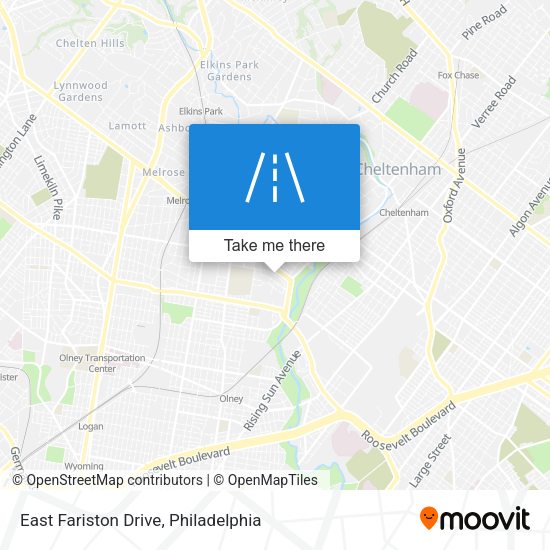 Mapa de East Fariston Drive