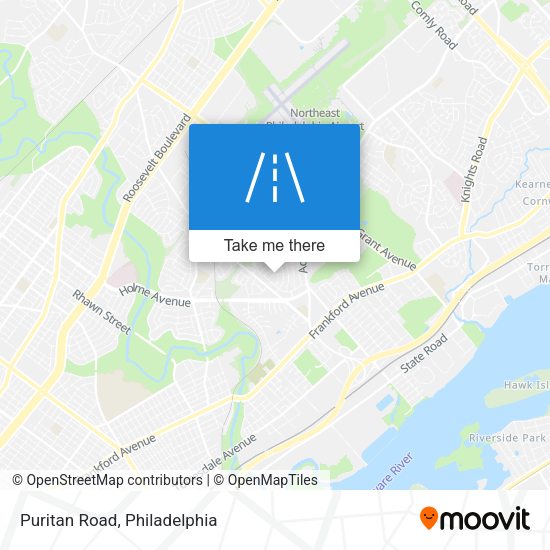 Mapa de Puritan Road