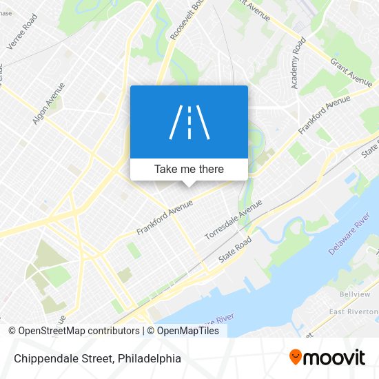 Mapa de Chippendale Street
