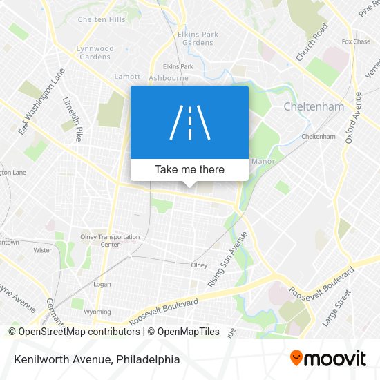 Mapa de Kenilworth Avenue