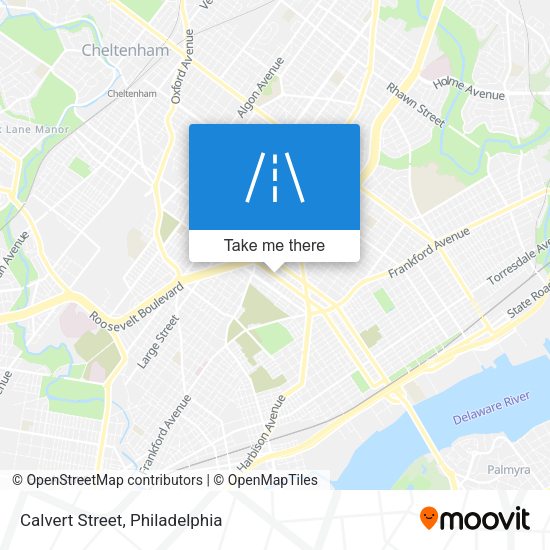 Mapa de Calvert Street