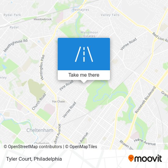 Mapa de Tyler Court