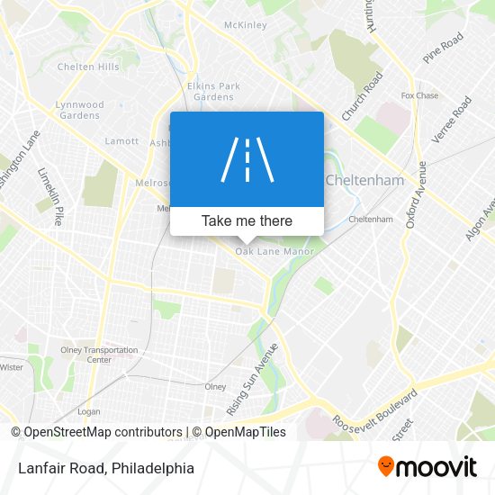 Mapa de Lanfair Road