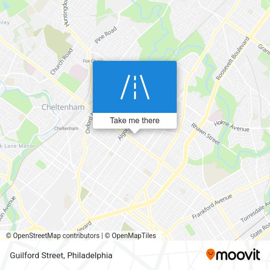 Mapa de Guilford Street